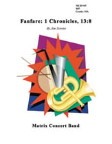 Fanfare 1 Chronicles 13:8 Concert Band sheet music cover